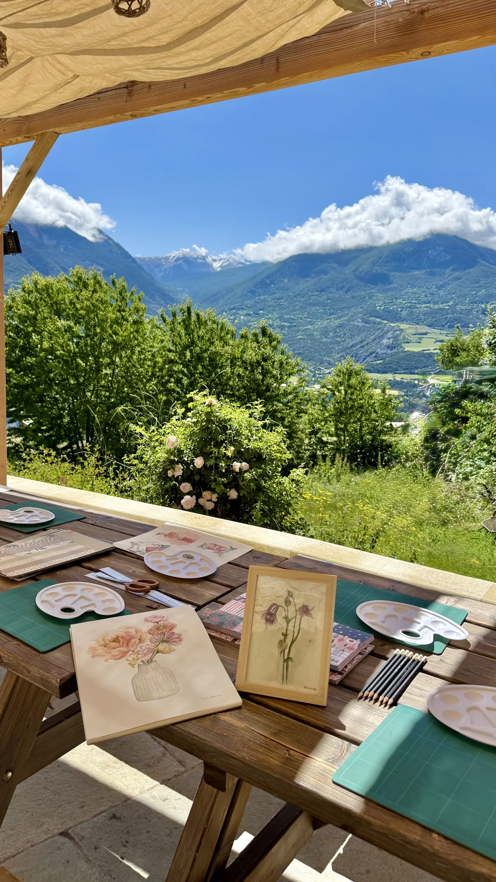 Retraite créative au gîte des Séyères